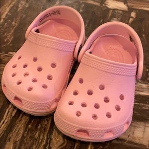 Light pink crocs